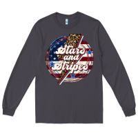 Smoke Western Stars and Stripes 4th of July Long Sleeve Tee - LillyAllenDesigns