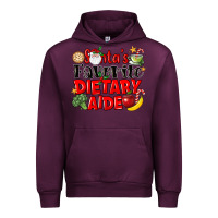 Mauve Wine santas favorite dietary aide Urban Hoodie - LillyAllenDesigns