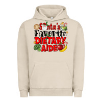 Pigment French Oak santas favorite dietary aide Urban Hoodie - LillyAllenDesigns