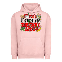 Pigment Salmon santas favorite dietary aide Urban Hoodie - LillyAllenDesigns