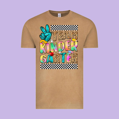 Team Kindergarten Vintage Tee Designed By Nancycooperartshop