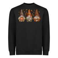 Black fall gnomes Heavyweight Sweatshirt - SublimationCraftShop