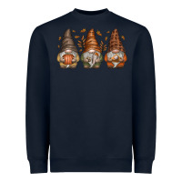 Navy fall gnomes Heavyweight Sweatshirt - SublimationCraftShop