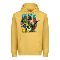 Antique Gold Autism Rex Premium Hoodie - CowGirlArtShop