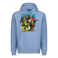 Colony Blue Autism Rex Premium Hoodie - CowGirlArtShop