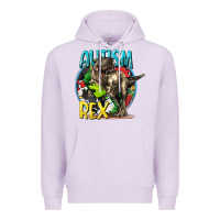 Lilac Autism Rex Premium Hoodie - CowGirlArtShop
