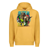 Mustard Autism Rex Premium Hoodie - CowGirlArtShop