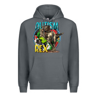 Rock Autism Rex Premium Hoodie - CowGirlArtShop