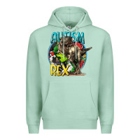 Seafoam Autism Rex Premium Hoodie - CowGirlArtShop