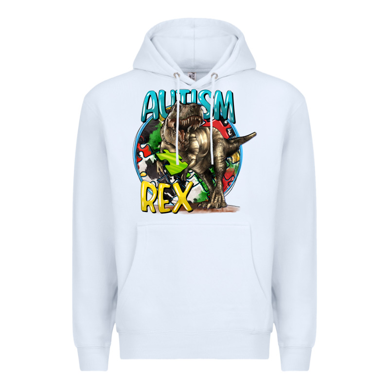 Autism Rex Premium Hoodie by CowGirlArtShop | Teevron