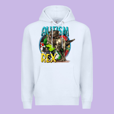 Autism Rex Premium Hoodie Designed By Cowgirlartshop