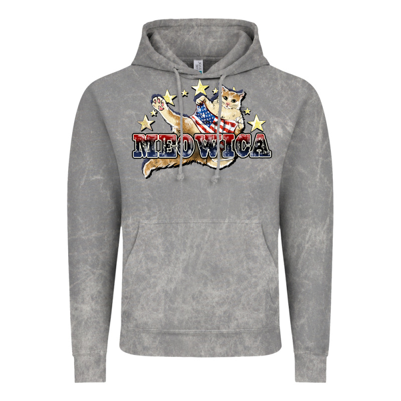 Meowica Cat Vintage Hoodie by NancyCooperArtShop | Teevron