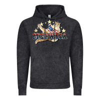 Vintage Black meowica cat Vintage Hoodie - NancyCooperArtShop
