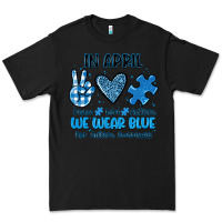 Black in april we wear blue Premium Tee - JahusDesignShop