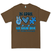 Cacao in april we wear blue Premium Tee - JahusDesignShop