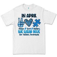 White in april we wear blue Premium Tee - JahusDesignShop