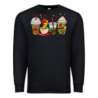 Black juneteenth bhm coffee cups Premium Sweatshirt - OliviaCreatesArt