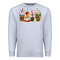 Heather Grey juneteenth bhm coffee cups Premium Sweatshirt - OliviaCreatesArt