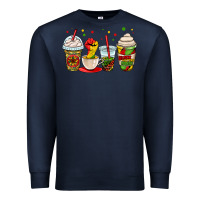 Navy juneteenth bhm coffee cups Premium Sweatshirt - OliviaCreatesArt
