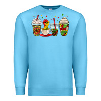 Ocean Blue juneteenth bhm coffee cups Premium Sweatshirt - OliviaCreatesArt