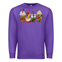 Purple juneteenth bhm coffee cups Premium Sweatshirt - OliviaCreatesArt