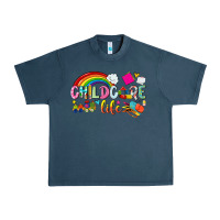 Midnight Navy childcare life Urban Heavy Tee - NancyCooperArtShop