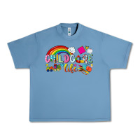 Pebble Blue childcare life Urban Heavy Tee - NancyCooperArtShop