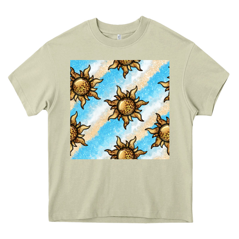 Leopard Sun Seamless Pattern Heavy Core Tee by BundleAndBundleShop | Teevron