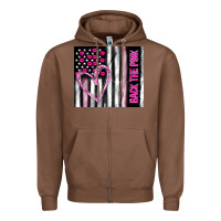 Chestnut back the pink Zipper Hoodie - TumblerDesignByShophia