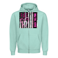 Seafoam back the pink Zipper Hoodie - TumblerDesignByShophia