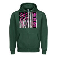 Sports Green back the pink Zipper Hoodie - TumblerDesignByShophia