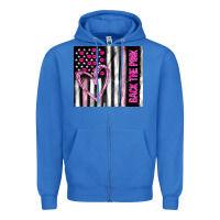True Royal back the pink Zipper Hoodie - TumblerDesignByShophia
