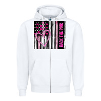 White back the pink Zipper Hoodie - TumblerDesignByShophia