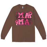 Chestnut Breast Cancer Awareness mama Long Sleeve Tee - LillyAllenDesigns