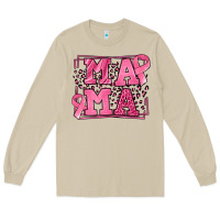 Mushroom Breast Cancer Awareness mama Long Sleeve Tee - LillyAllenDesigns
