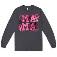 Smoke Breast Cancer Awareness mama Long Sleeve Tee - LillyAllenDesigns