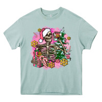 Arona pink coffee gifts christmas skeleton coffee Heavy Core Tee - AdoDesignShop