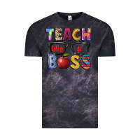 Cloud Black teach like a boss Vintage Tee - NancyCooperArtShop