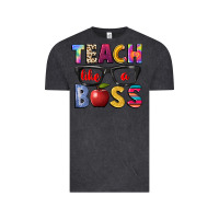 Vintage Black teach like a boss Vintage Tee - NancyCooperArtShop