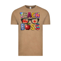 Vintage Coffee teach like a boss Vintage Tee - NancyCooperArtShop