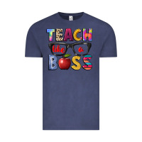 Vintage Denim teach like a boss Vintage Tee - NancyCooperArtShop
