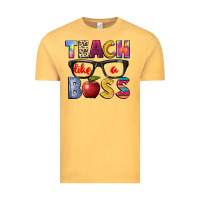 Vintage Mustard teach like a boss Vintage Tee - NancyCooperArtShop