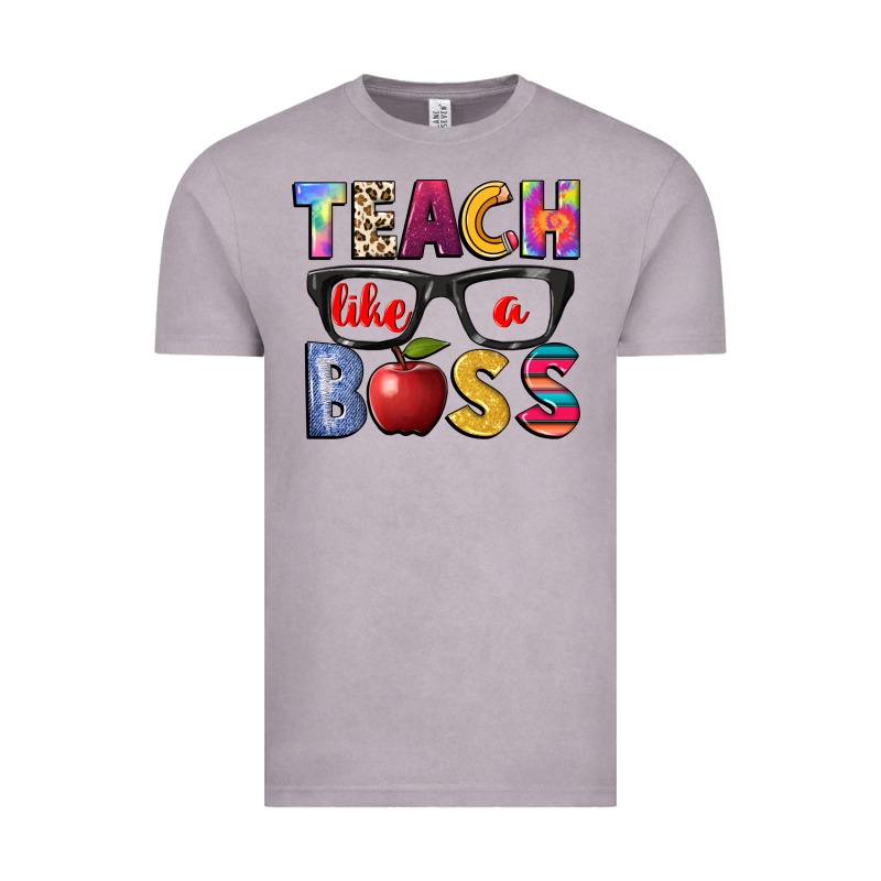 Teach Like A Boss Vintage Tee by NancyCooperArtShop | Teevron