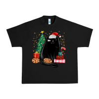 Black christmas black cat Urban Heavy Tee - MaliasSmallBusiness
