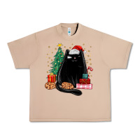 Burro christmas black cat Urban Heavy Tee - MaliasSmallBusiness