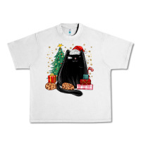 Lunar Rock christmas black cat Urban Heavy Tee - MaliasSmallBusiness