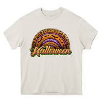 Cream halloween rainbow Heavy Core Tee - JahusDesignShop