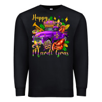 Black happy mardi gras truck olivia Premium Sweatshirt - OliviaCreatesArt