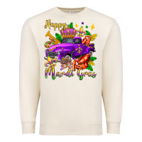 Happy Mardi Gras Truck Olivia Premium Sweatshirt | Teevron