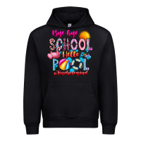 Black Bye Bye School Hello Pool Teacher  Squad Urban Hoodie - CowhideDigitalArt